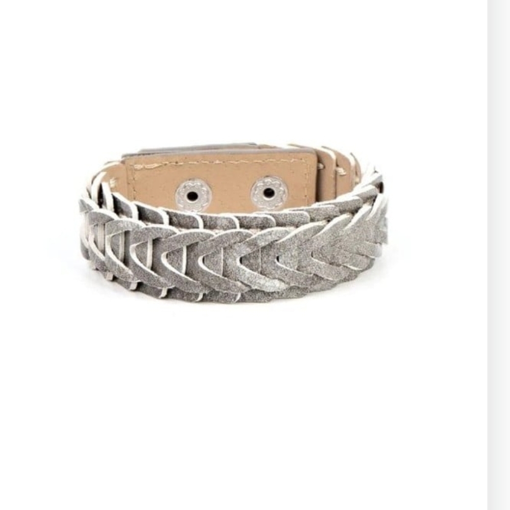 Western Nomad Silver Urban Bracelet Leather Fashion Jewelry